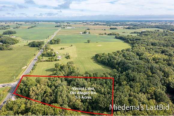 5.5 Acres of Residential Land for Sale in Hamilton, Michigan