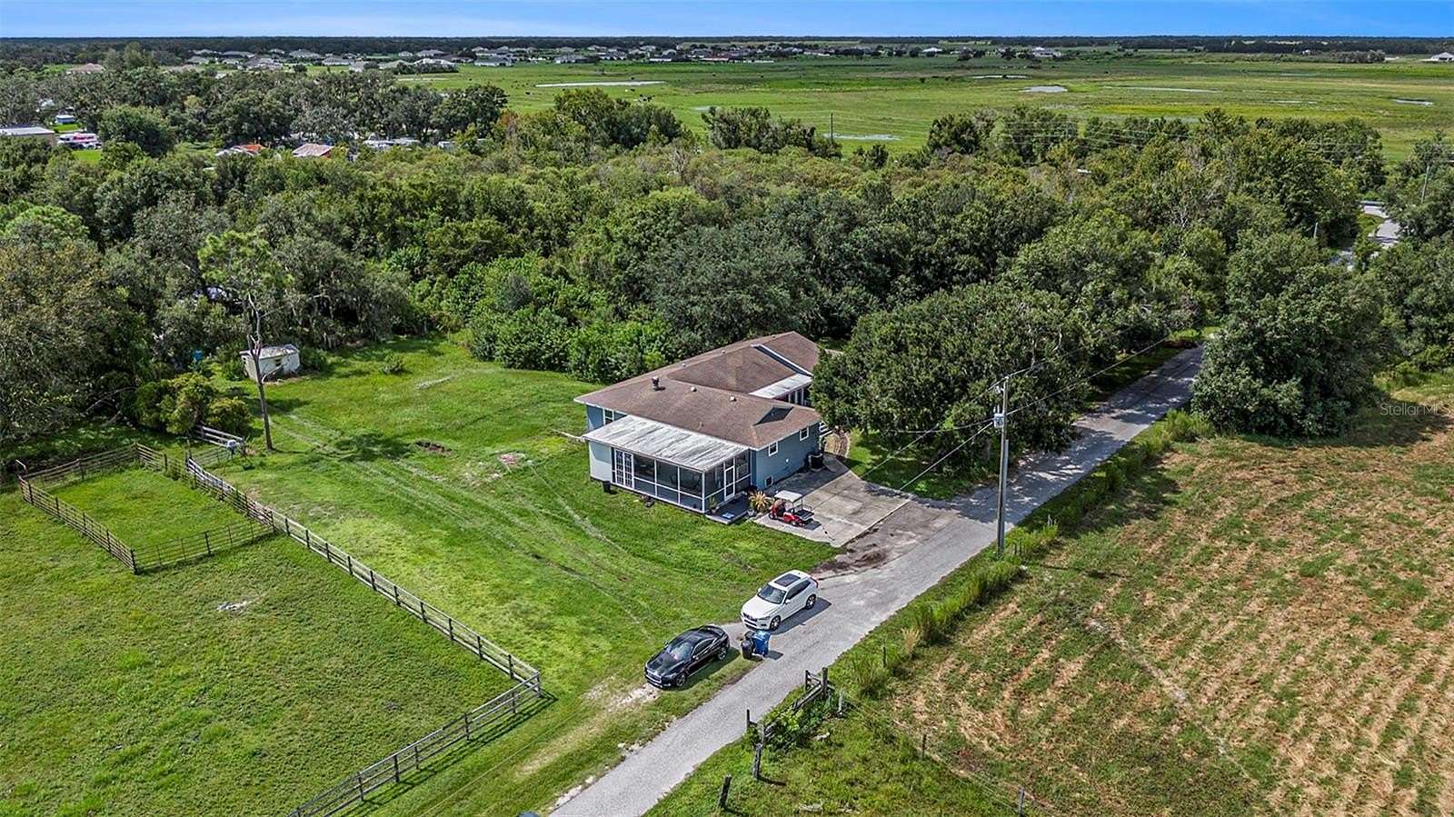 6.8 Acres of Residential Land with Home for Sale in Sarasota, Florida