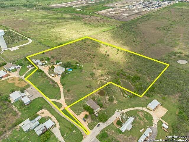 11 Acres of Land with Home for Sale in New Braunfels, Texas