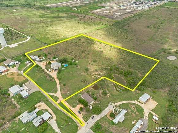 11 Acres of Land with Home for Sale in New Braunfels, Texas