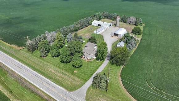 6.54 Acres of Land with Home for Sale in Grundy Center, Iowa