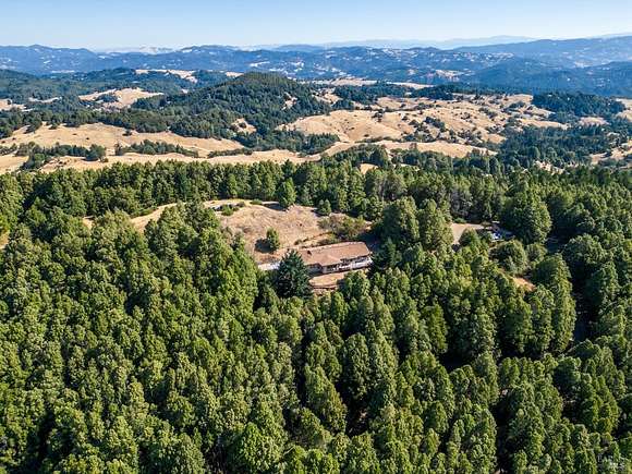 59.99 Acres of Recreational Land with Home for Sale in Willits, California