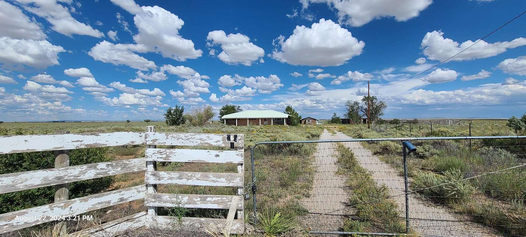 20 Acres of Agricultural Land with Home for Sale in Willard, New Mexico