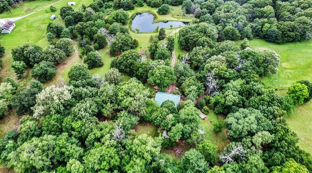 24 Acres of Recreational Land with Home for Sale in Honey Grove, Texas