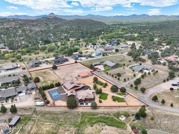 3.2 Acres of Residential Land with Home for Sale in Prescott, Arizona