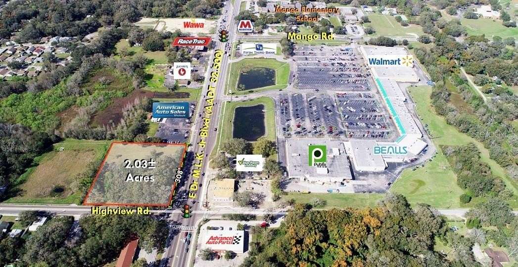 2.03 Acres of Commercial Land for Sale in Seffner, Florida