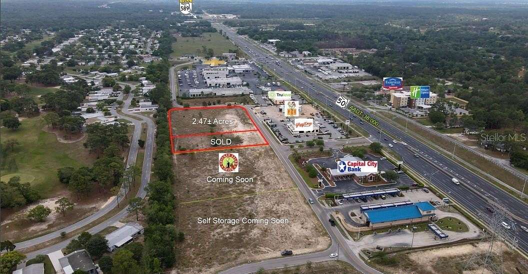 2.47 Acres of Commercial Land for Sale in Brooksville, Florida