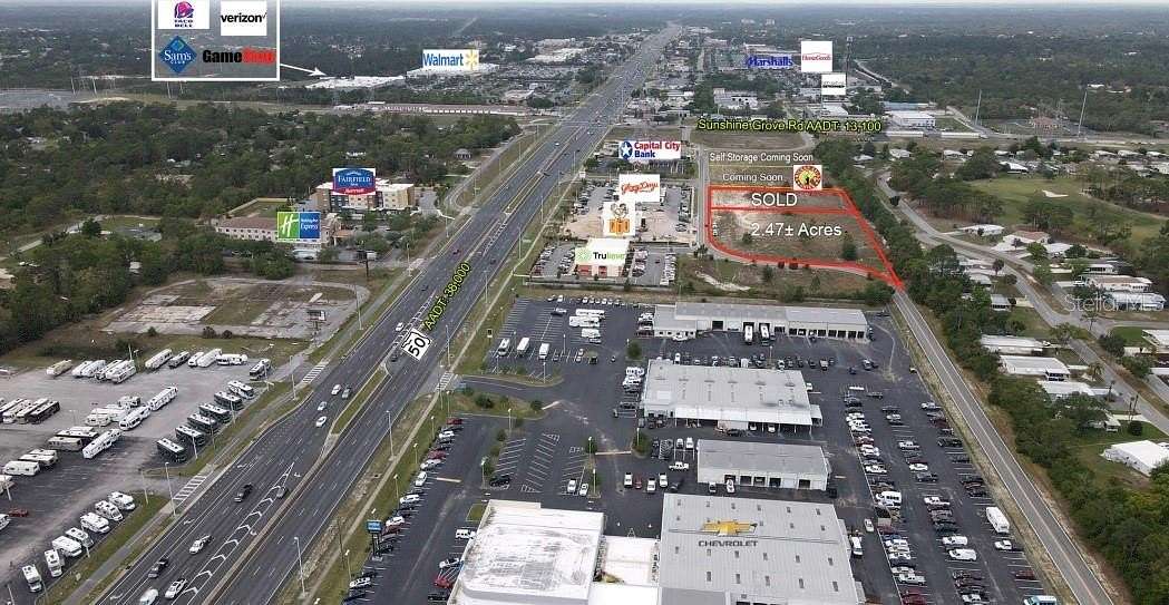 2.47 Acres of Commercial Land for Sale in Brooksville, Florida