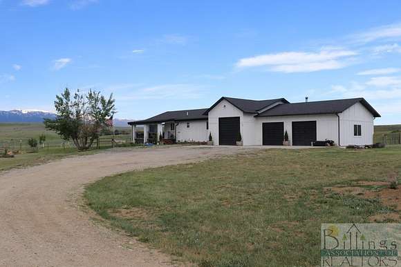 6.24 Acres of Residential Land with Home for Sale in Absarokee, Montana