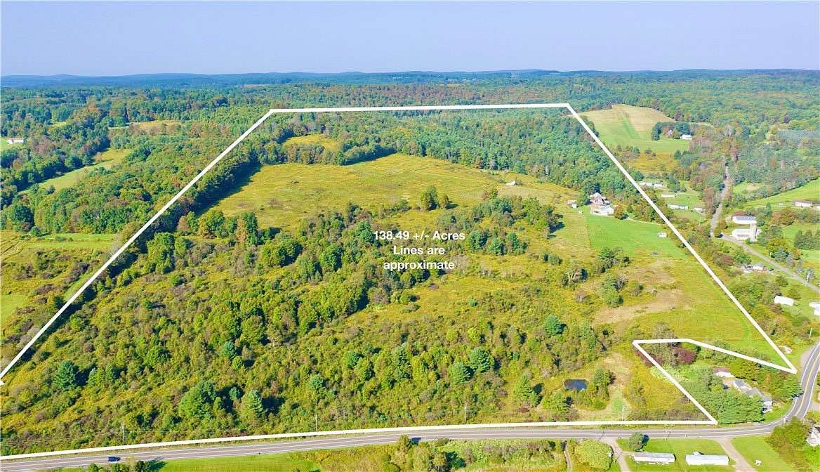 138.49 Acres of Agricultural Land with Home for Sale in Afton, New York