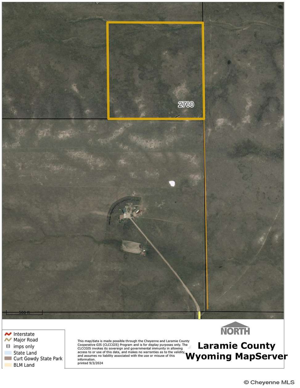 40 Acres of Agricultural Land for Sale in Cheyenne, Wyoming