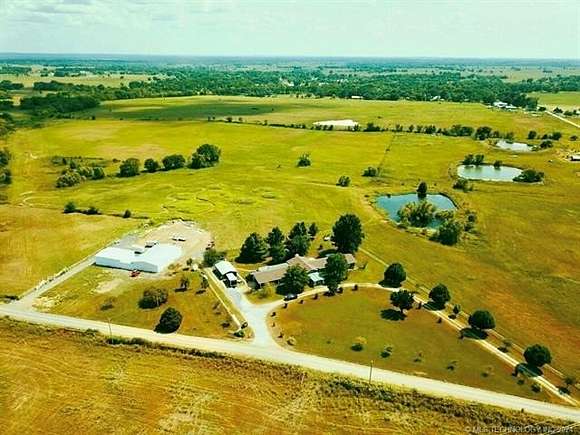 40 Acres of Land with Home for Sale in Council Hill, Oklahoma