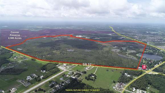 1,093 Acres of Recreational Land for Sale in Land O' Lakes, Florida