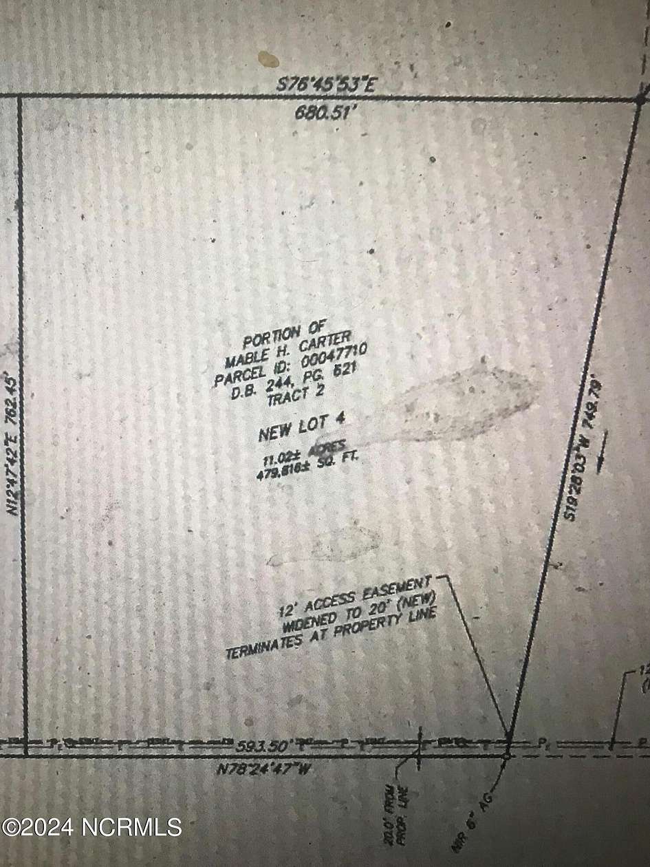 11 Acres of Land for Sale in Jackson Springs, North Carolina