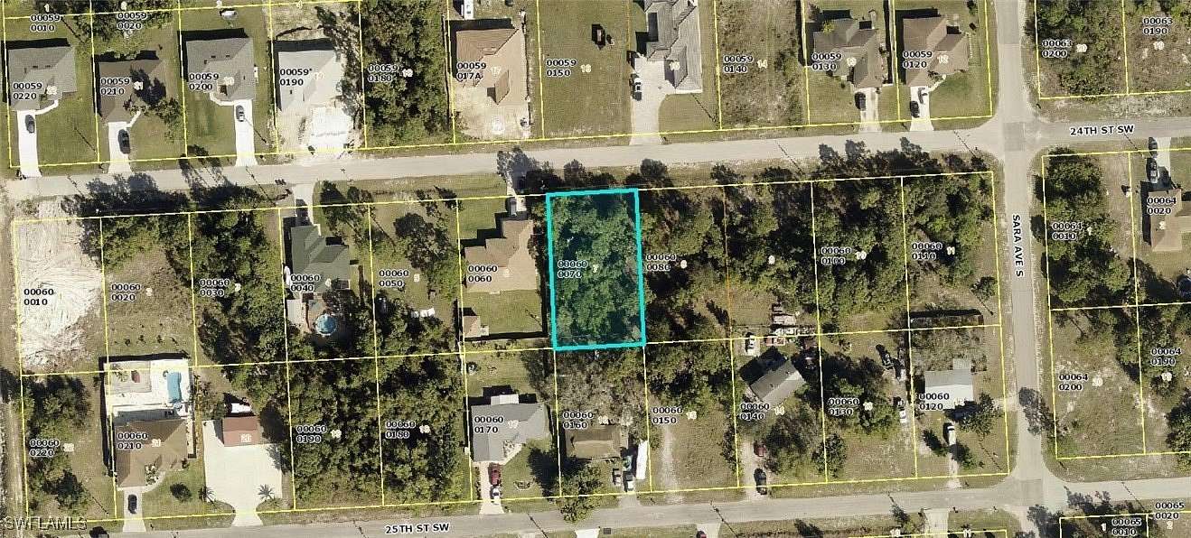 0.252 Acres of Residential Land for Sale in Lehigh Acres, Florida