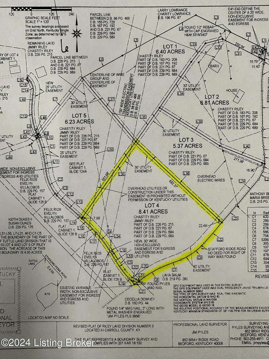 6.4 Acres of Residential Land for Sale in Sanders, Kentucky