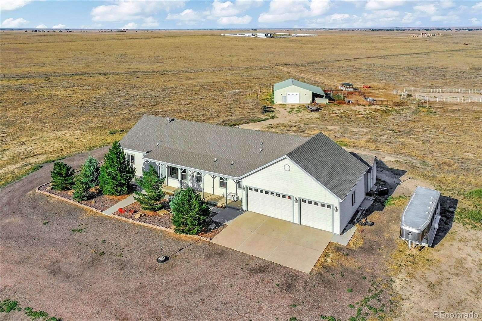 61.2 Acres of Land with Home for Sale in Briggsdale, Colorado