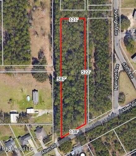 1.54 Acres of Land for Sale in Long Beach, Mississippi