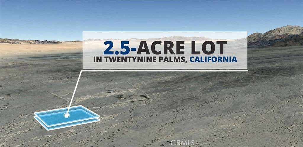 2.5 Acres of Land for Sale in Twentynine Palms, California