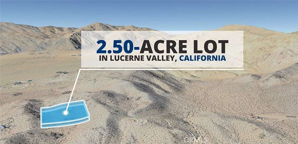 2.5 Acres of Land for Sale in Lucerne Valley, California