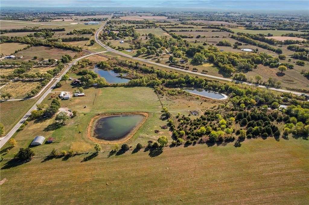 17.5 Acres of Recreational Land with Home for Sale in Paola, Kansas