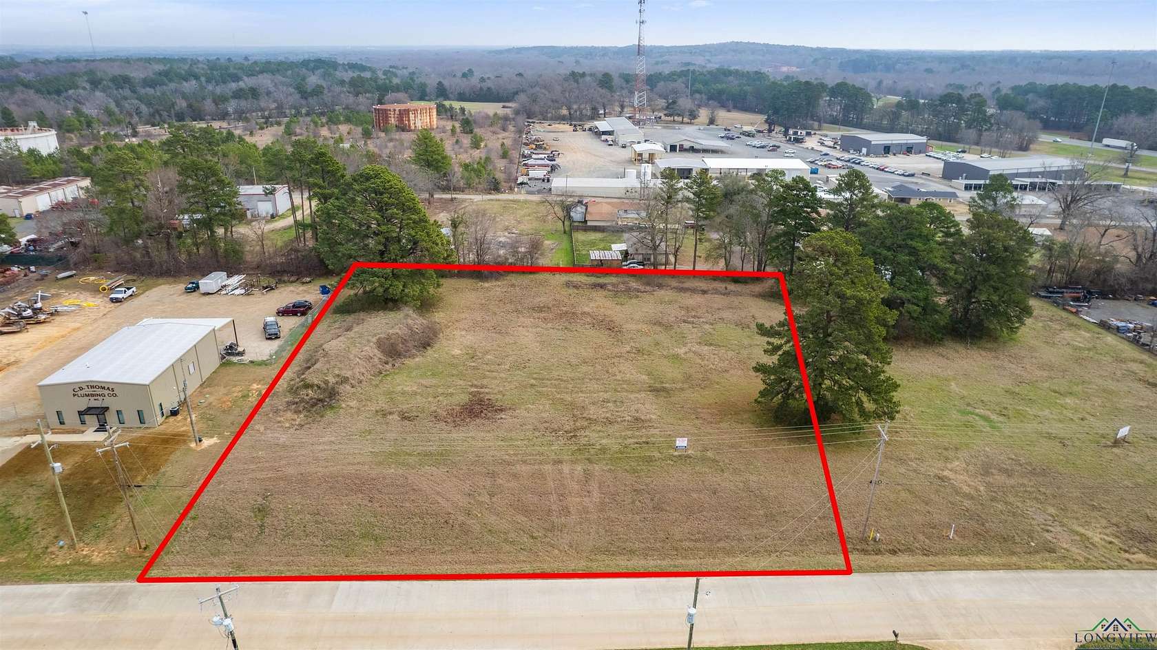 1.1 Acres of Commercial Land for Sale in Kilgore, Texas