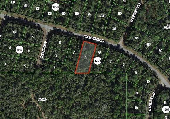 0.56 Acres of Residential Land for Sale in Citrus Springs, Florida