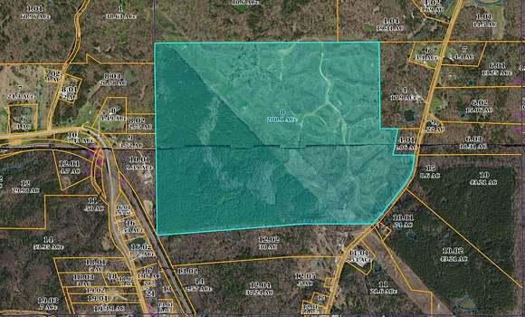 208.1 Acres of Recreational Land for Sale in Blue Springs, Mississippi