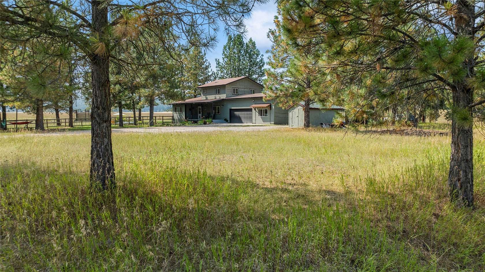 5 Acres of Residential Land with Home for Sale in Kalispell, Montana