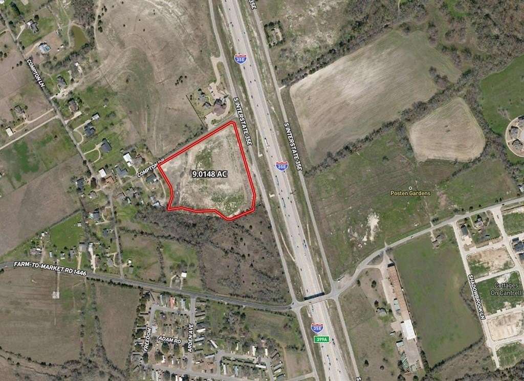 9.015 Acres of Mixed-Use Land for Sale in Waxahachie, Texas