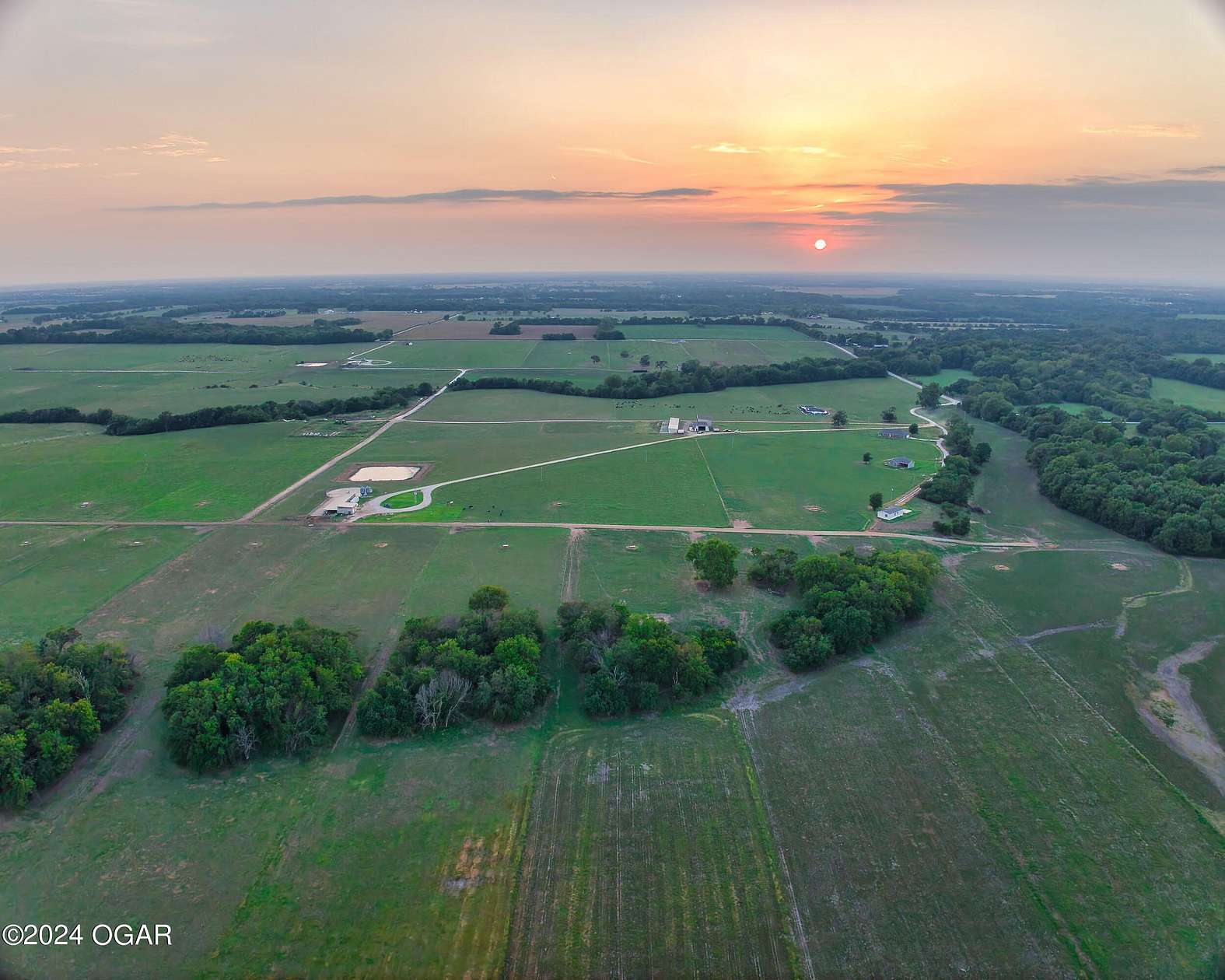 873 Acres of Agricultural Land with Home for Sale in Carthage, Missouri