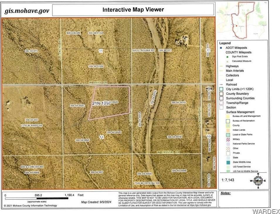 8.91 Acres of Agricultural Land for Sale in Golden Valley, Arizona