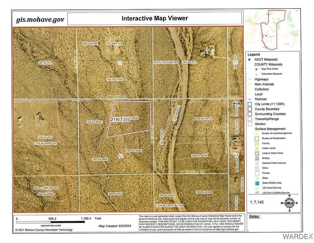9 Acres of Residential Land for Sale in Golden Valley, Arizona