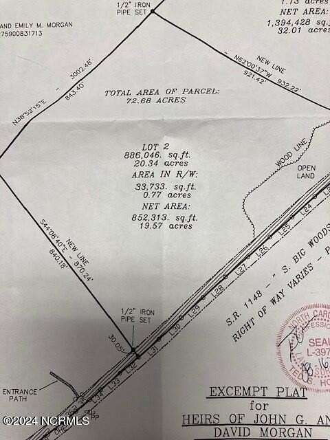 20.34 Acres of Land for Auction in Spring Hope, North Carolina