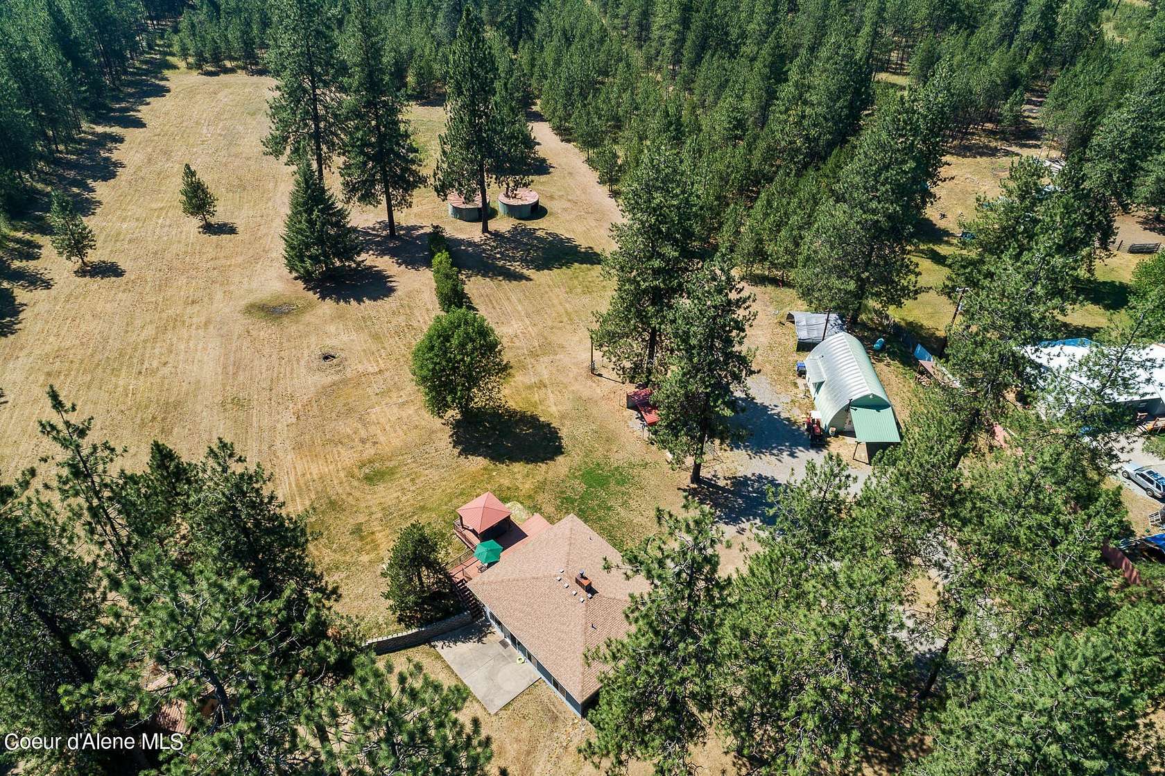 10.34 Acres of Land with Home for Sale in Athol, Idaho