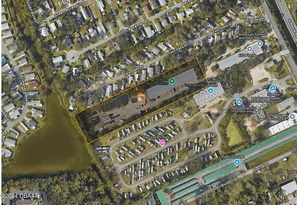 2.58 Acres of Commercial Land for Lease in Daytona Beach, Florida