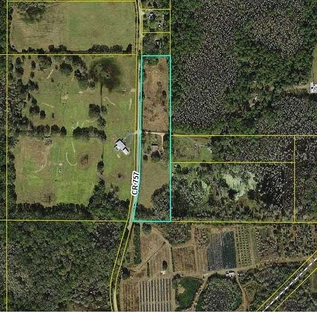 7.7 Acres of Land with Home for Sale in Webster, Florida