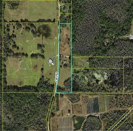 7.7 Acres of Residential Land with Home for Sale in Webster, Florida