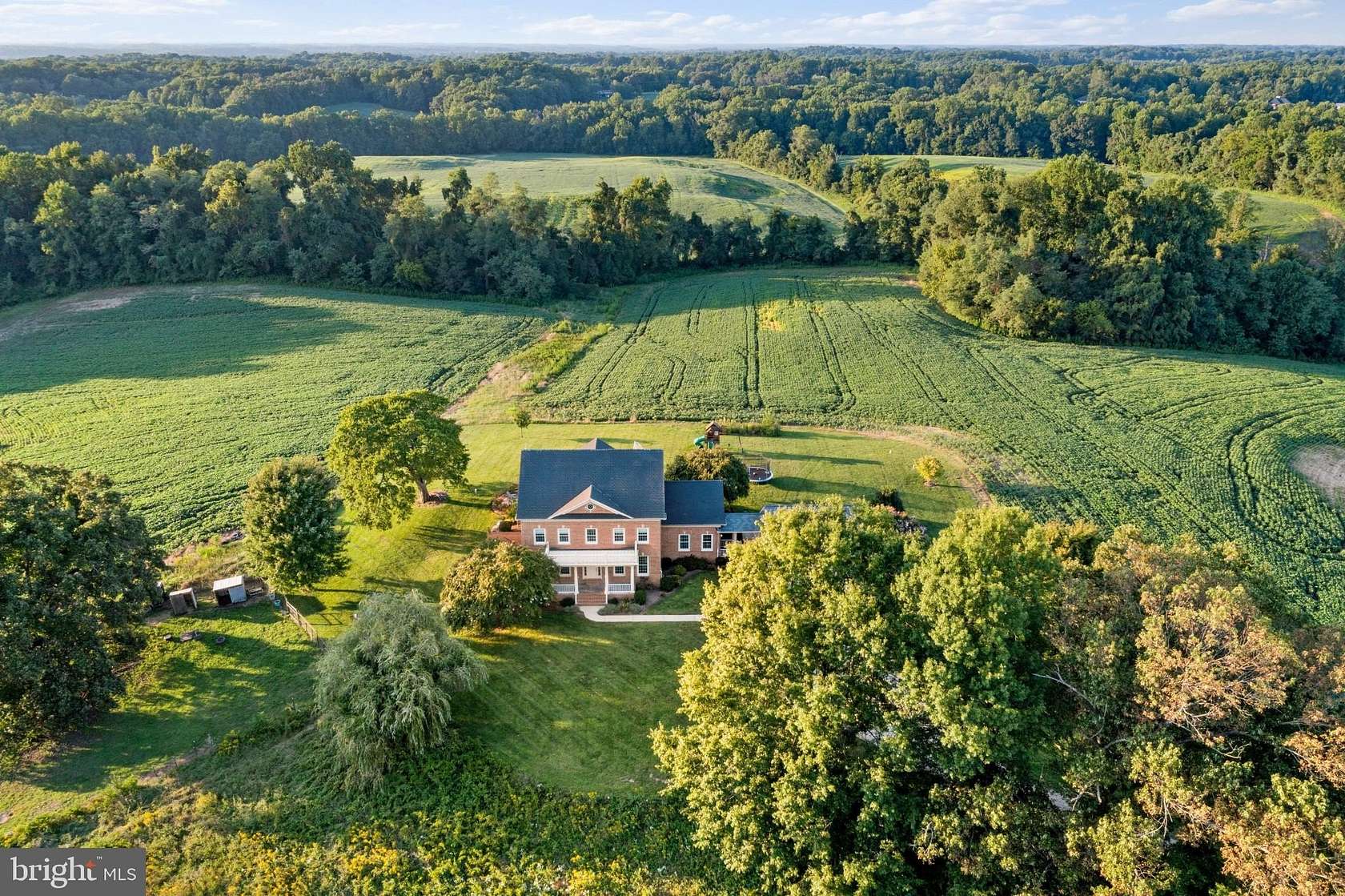 138 Acres of Agricultural Land with Home for Sale in Lothian, Maryland