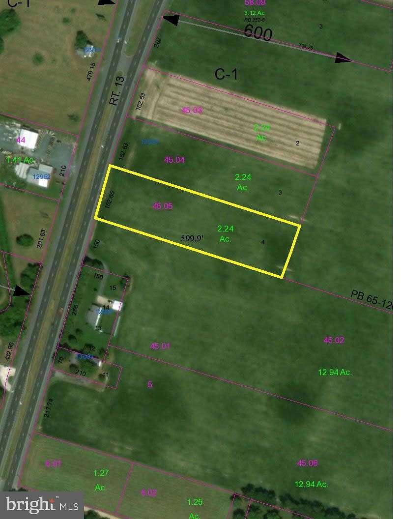 2.24 Acres of Commercial Land for Sale in Greenwood, Delaware