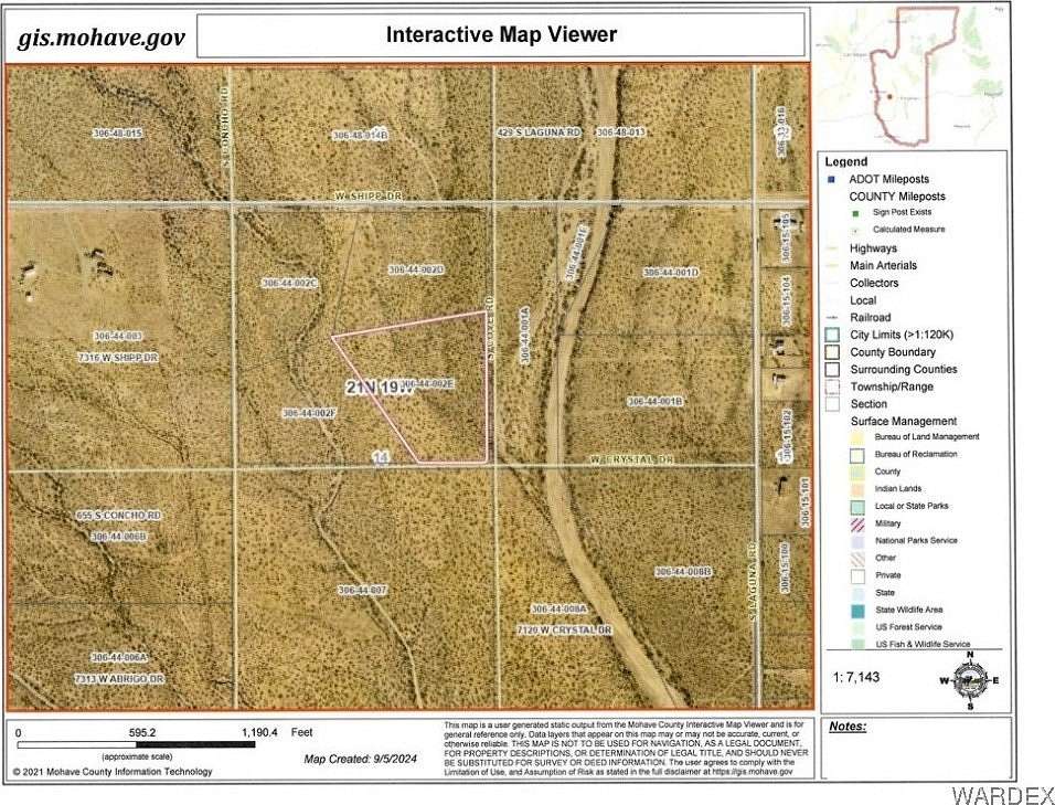 9.23 Acres of Agricultural Land for Sale in Golden Valley, Arizona