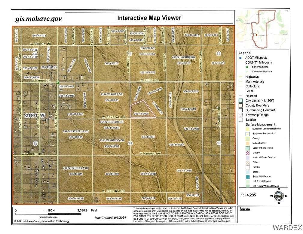 9 Acres of Residential Land for Sale in Golden Valley, Arizona