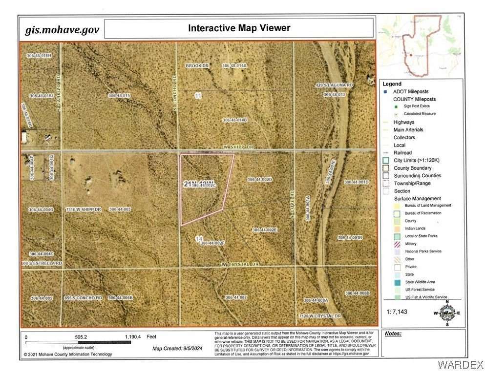 8.61 Acres of Agricultural Land for Sale in Golden Valley, Arizona