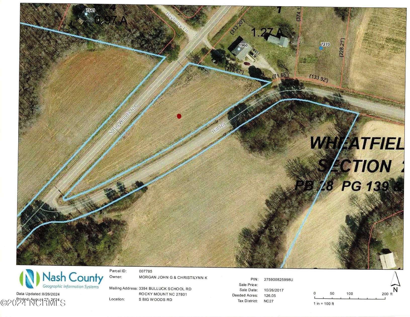 1.98 Acres of Residential Land for Auction in Spring Hope, North Carolina