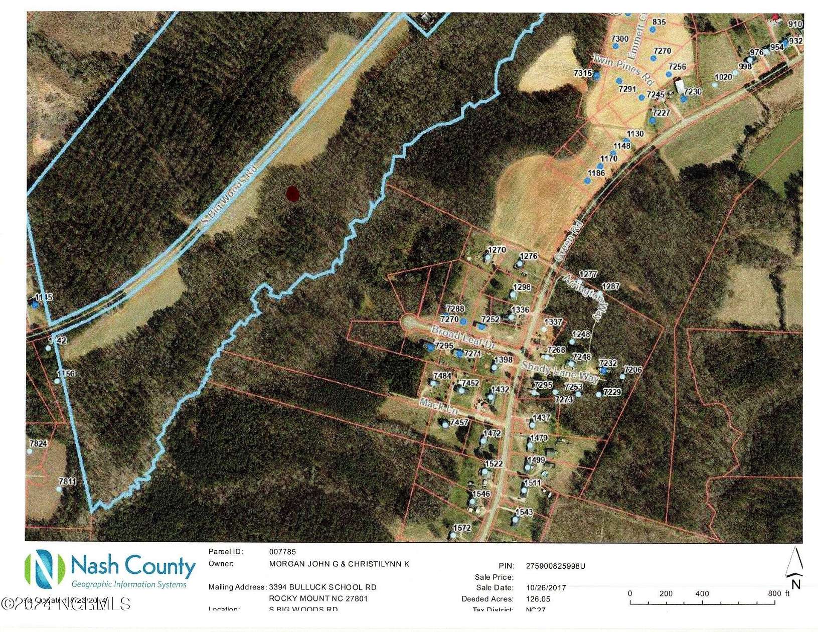 45.82 Acres of Land for Auction in Spring Hope, North Carolina