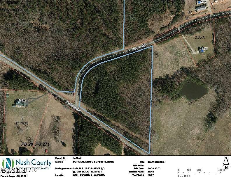 10.06 Acres of Land for Auction in Spring Hope, North Carolina