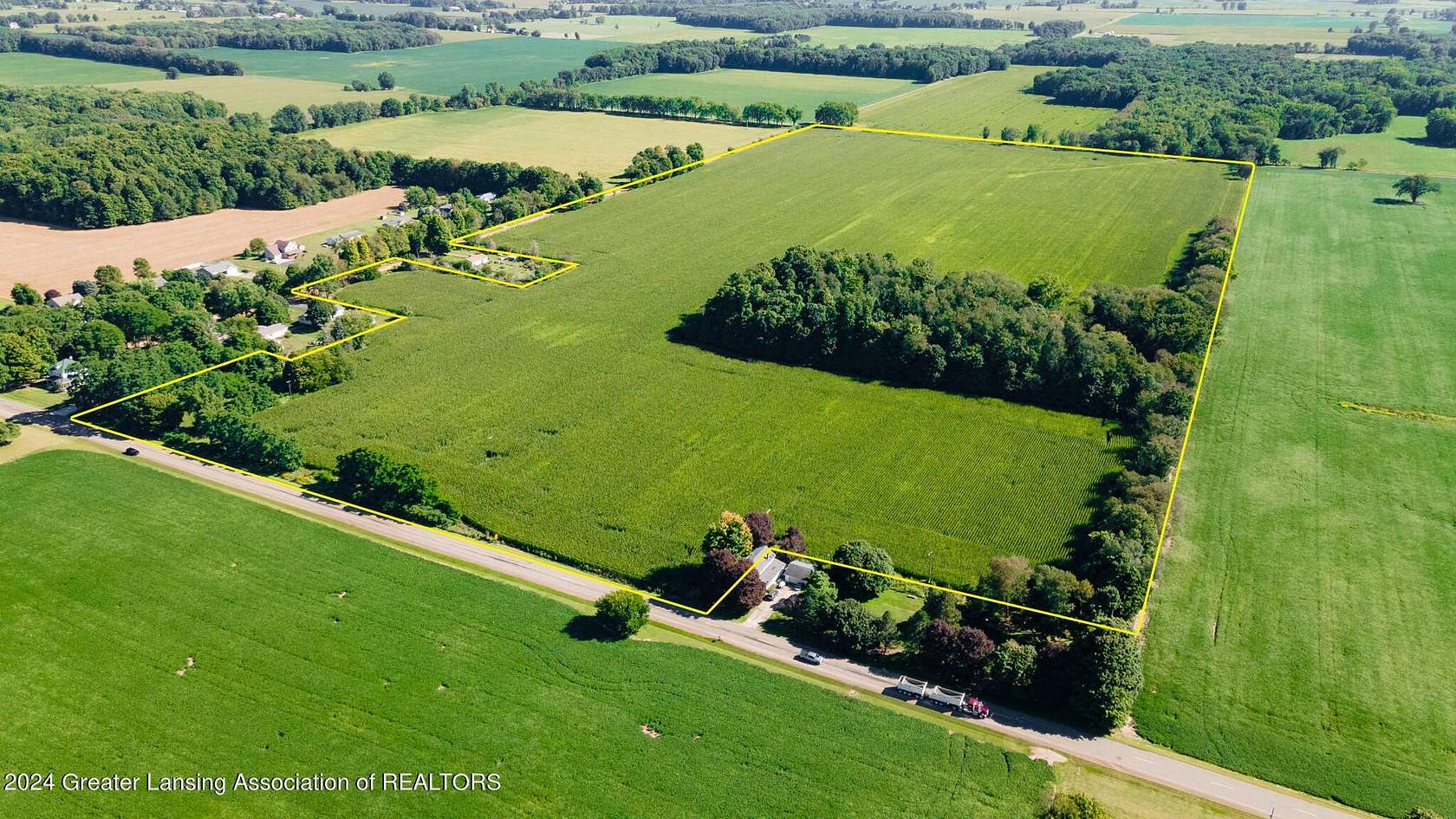 77.73 Acres of Recreational Land & Farm for Sale in Charlotte, Michigan