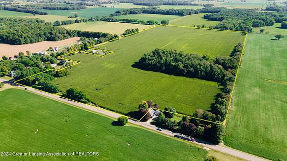 77.7 Acres of Recreational Land & Farm for Sale in Charlotte, Michigan