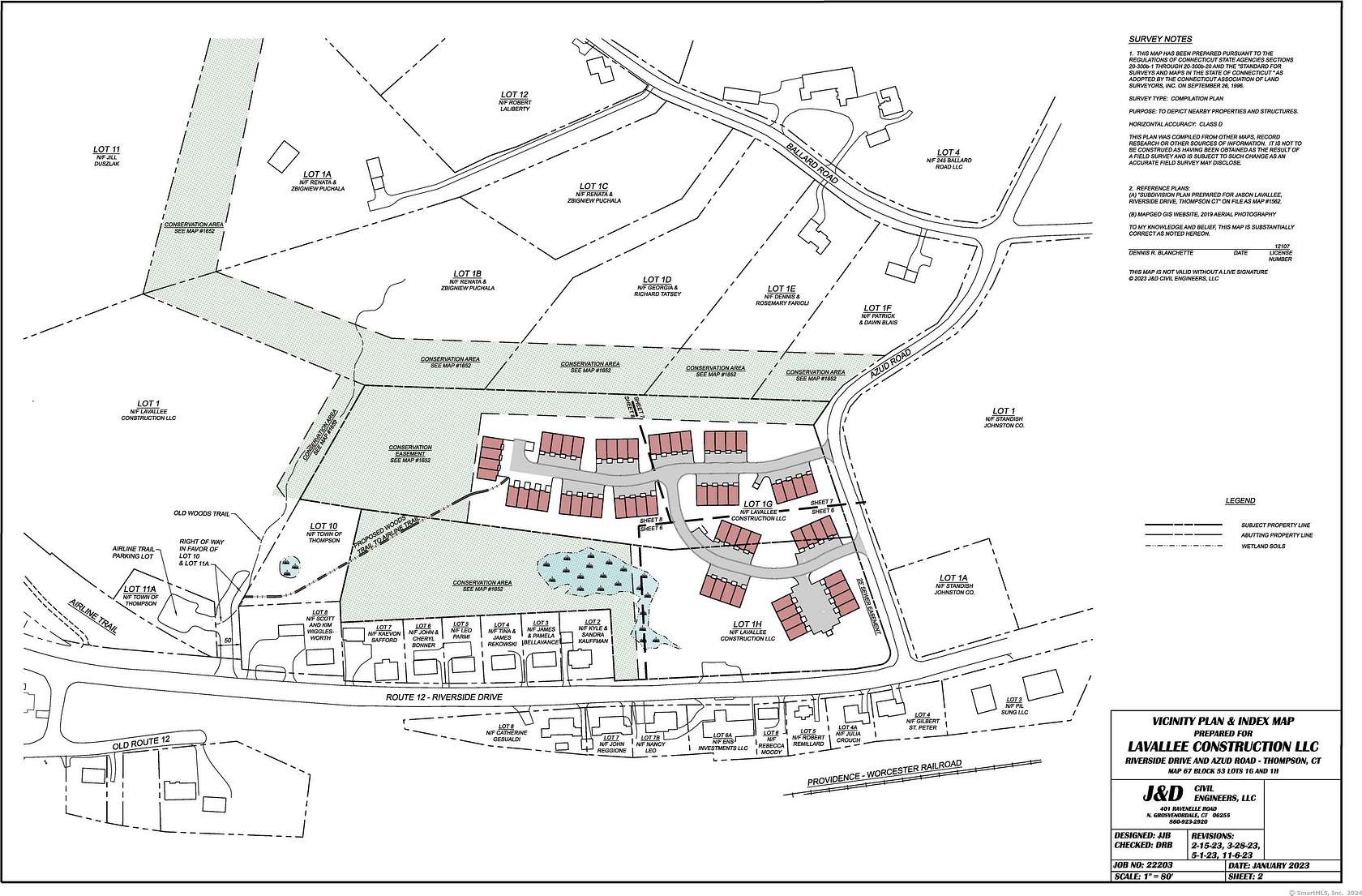 12.8 Acres of Land for Sale in Thompson, Connecticut