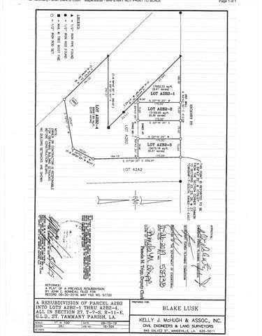 3.85 Acres of Residential Land for Sale in Covington, Louisiana